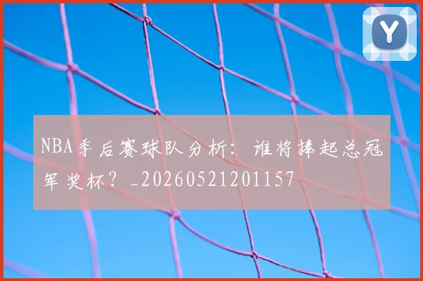 NBA季后赛球队分析:谁将捧起总冠军奖杯?_20260521201157